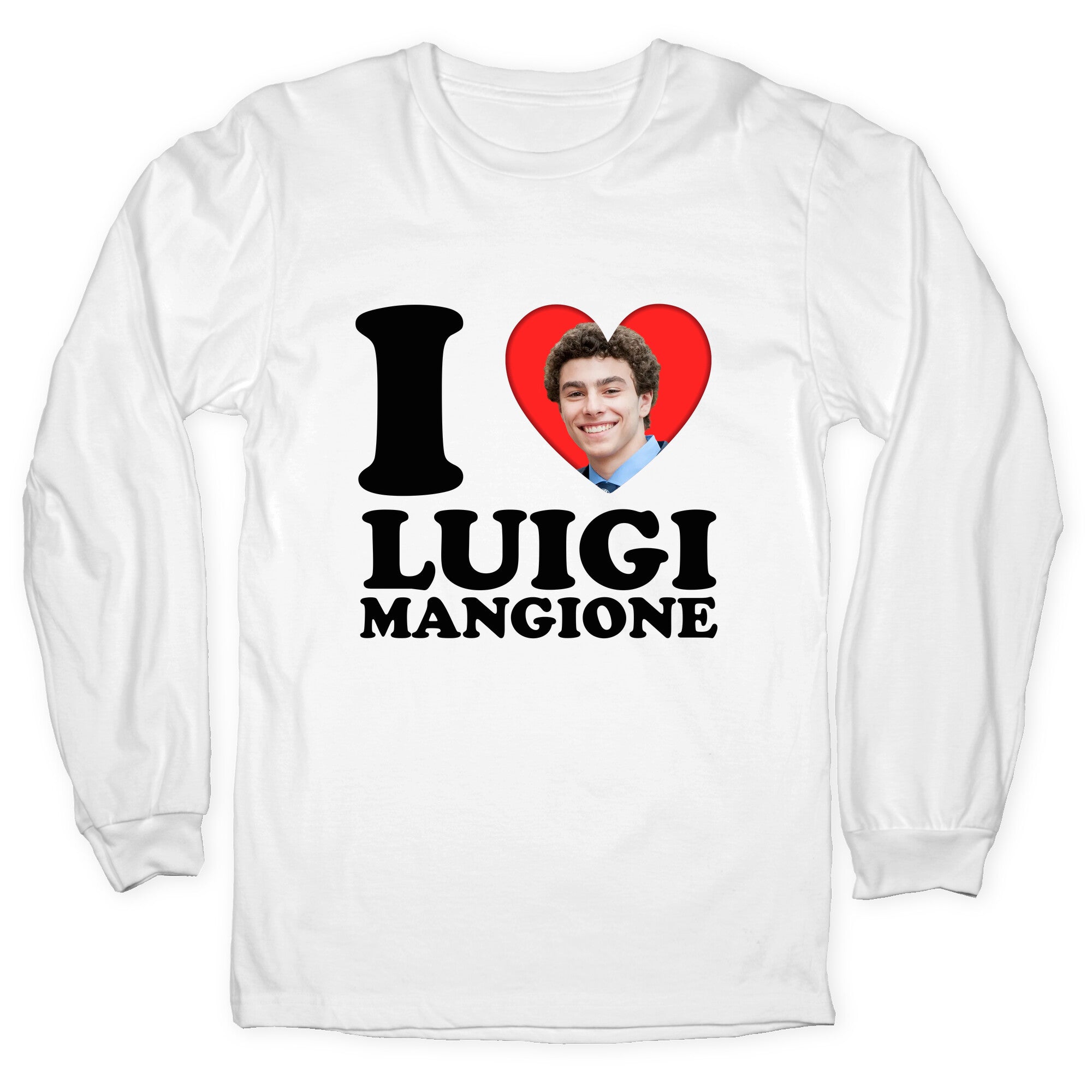 I Heart Luigi Mangione Longsleeve Tee